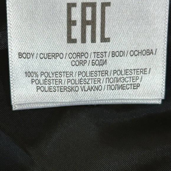 Saint + Sinner Womens Black Maxy Hooded Puffer Jacket - Size Small - Picture 8 of 8